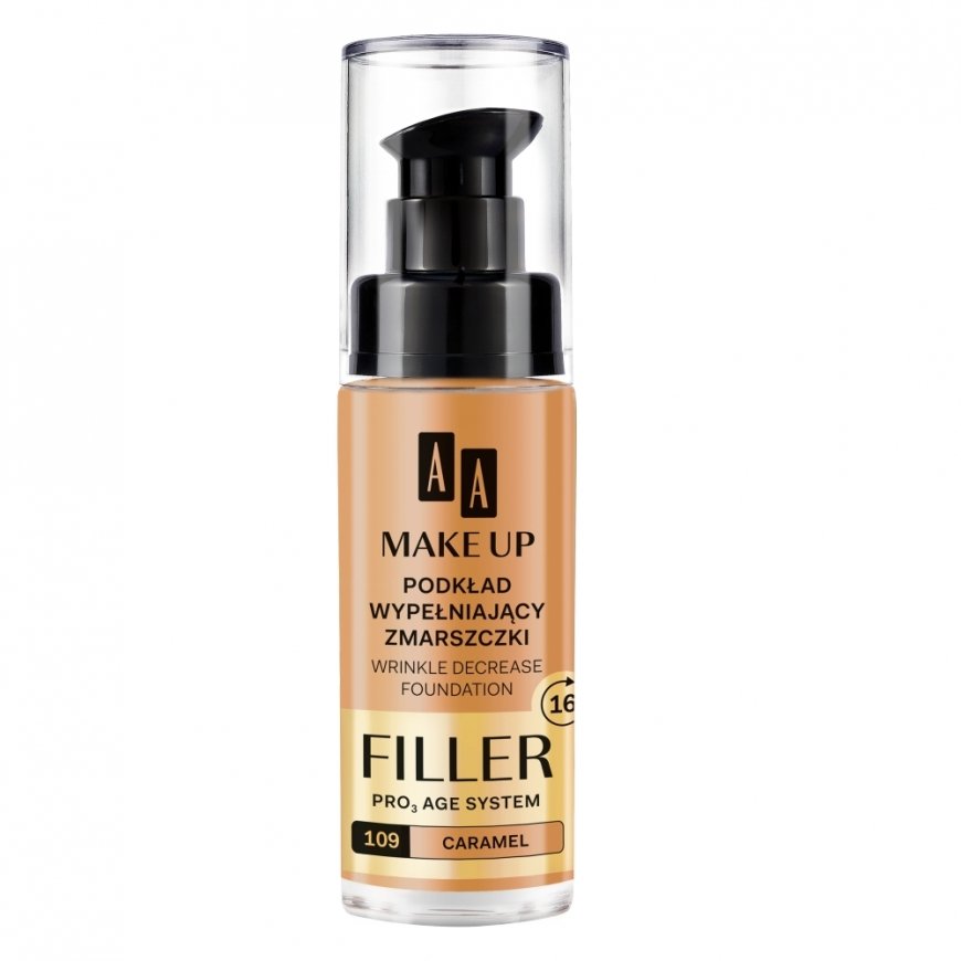 AA Makeup Filler Wrinkle Reduction Primer Pro Age System 109 Caramel, 30 ml – 2