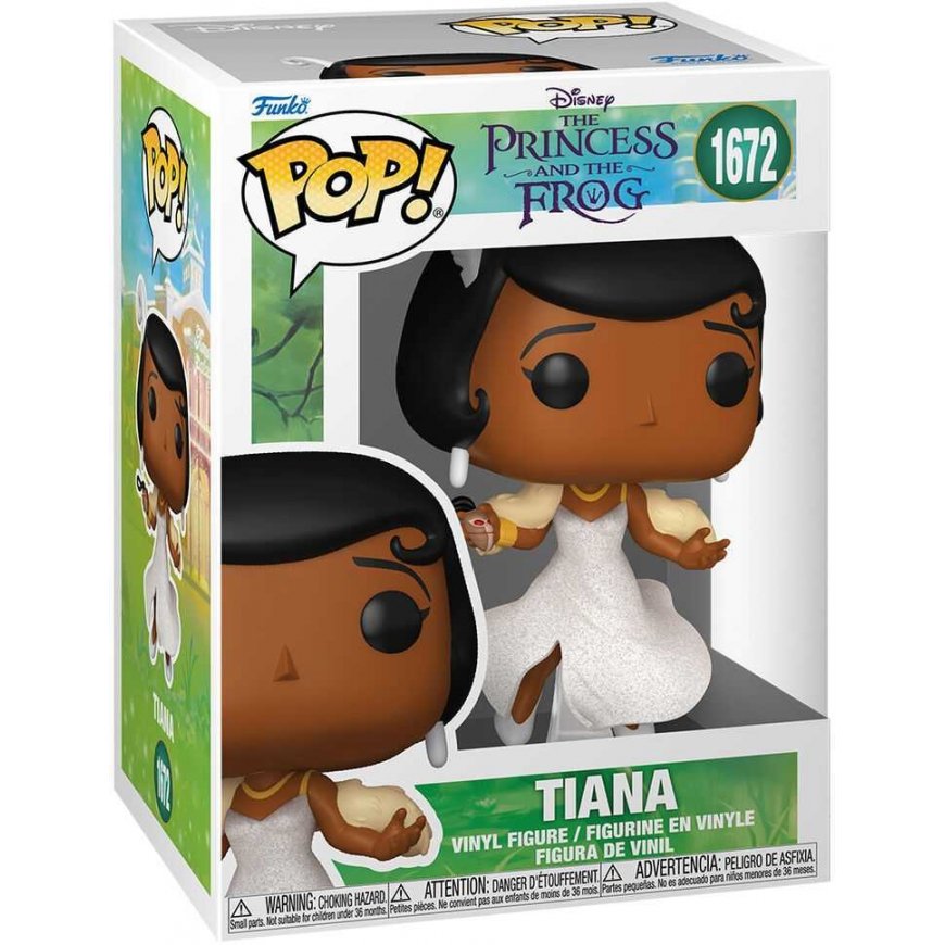 FUNKO POP! Vinilinė figūrėlė: Princesė ir varlius - Tiana, 9 cm