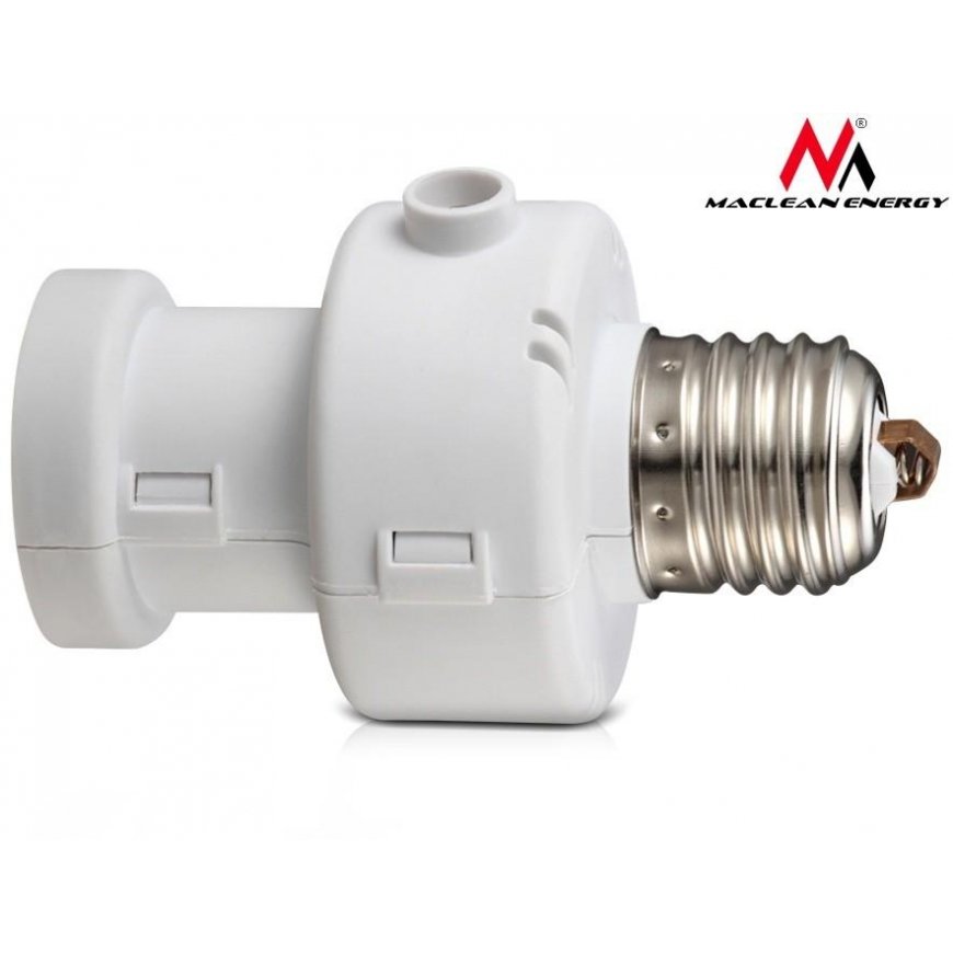 MACLEAN MCE21W Maclean MCE21 W крепление для ламп с датчиком света E27 100W белый