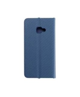 Чехол Oem LUNA Book Carbon для Samsung Galaxy Xcover 4 синего цвета.
