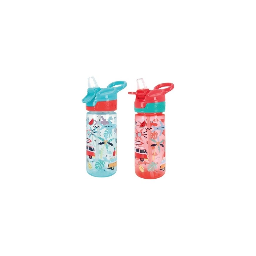 Nuby utensils: fork and spoon - Flower