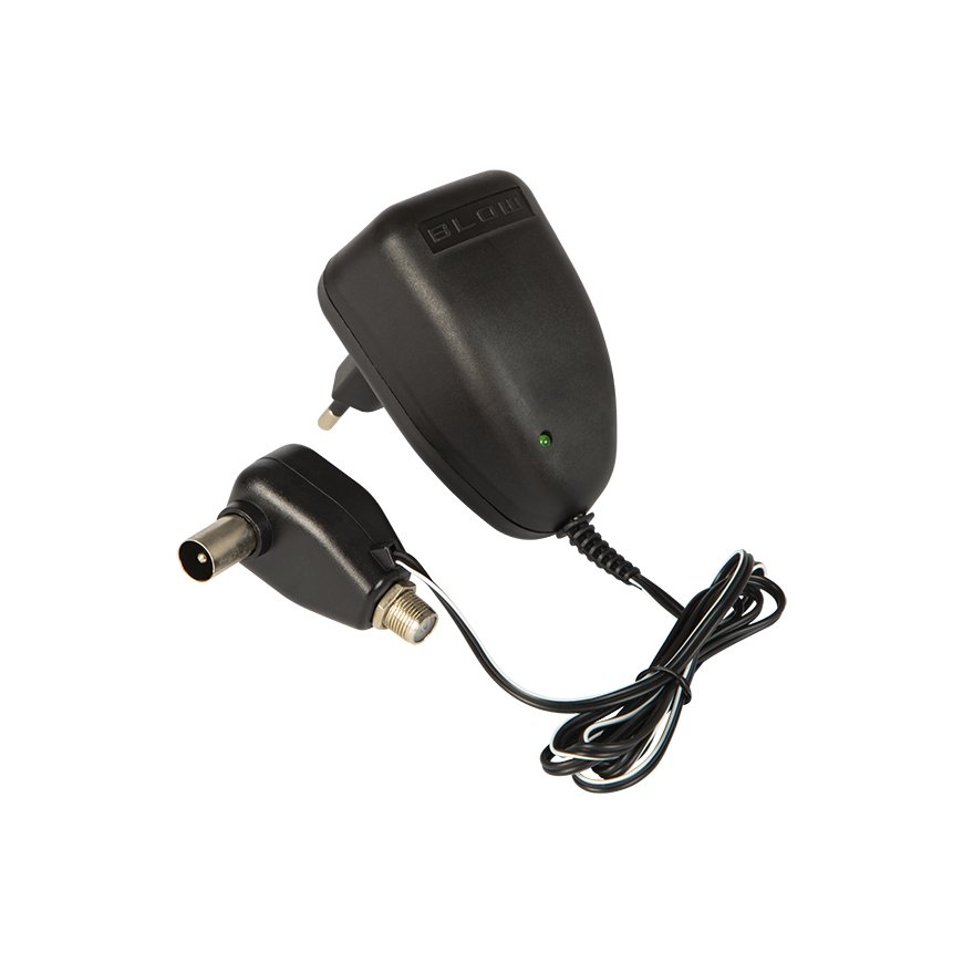 Blow eSTAR Antenos Maitinimas 12V + F-liitinmä Black