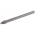 Glass and ceramic tile drill bit 2 edges, Bahco, round shank, 8mm, carbide Glass and ceramic tile drill bit 2 edges, Bahco, round shank, 8mm, carbide