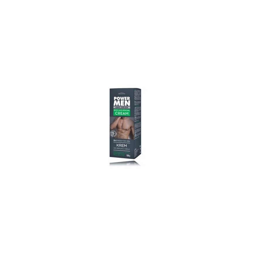 Joanna Power Men vartalon karvojenpoisto kreemi, 150 g
