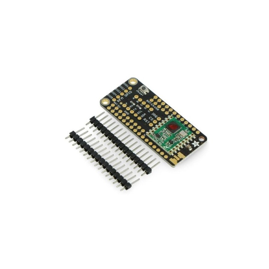 FeatherWing-radiosovitin Lora RFM69 433MHz, lisälaite Featherille, Adafruit 3230. – 2