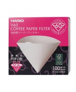 Hario Misarashi V60-2 valkoiset paperisuodattimet