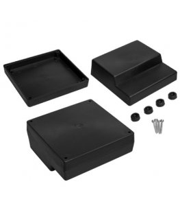Пластиковый контейнер Kradex Z20 черный 120x126x54мм