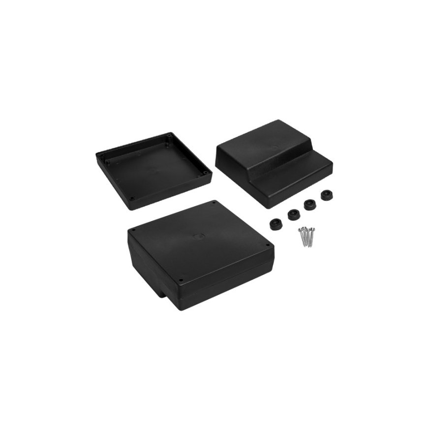Пластиковый контейнер Kradex Z20 черный 120x126x54мм