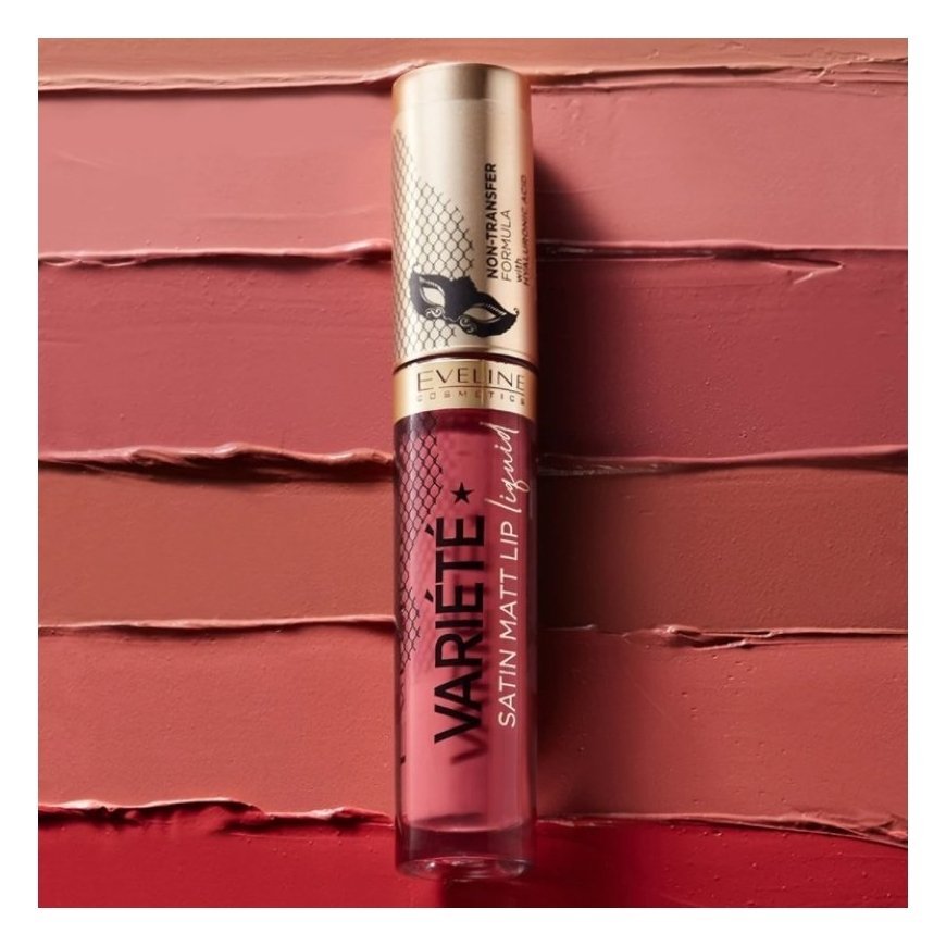 Eveline Cosmetics Variete Satin Matt Huulevedelik 01, 4.5 ml – 2