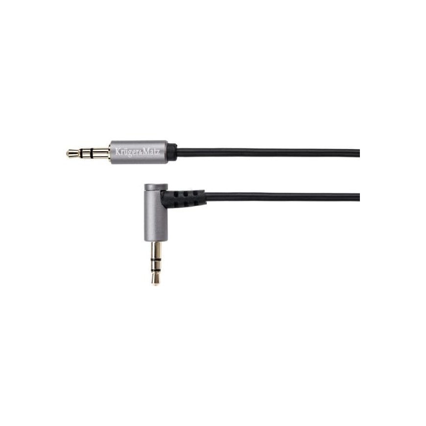 Kruger & Matz AUX - AUX 3.5mm kampinis kabelis 1m – 2