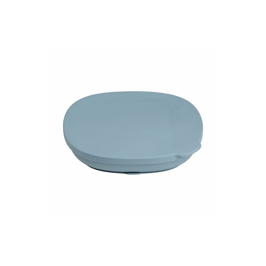 b.box - silicone plate with lid | Ocean