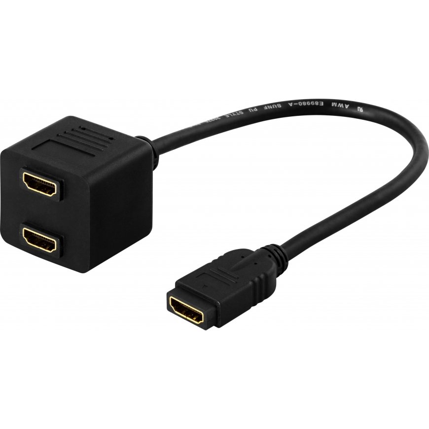 Deltaco HDMI-13 HDMI kabelis 0,1