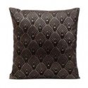 Eurofirany DESIGN 91 AGNES Decorative Cushion Cover with Silver Oriental Pattern, 40x40 cm, Color: Graphite Eurofirany DESIGN 91 AGNES Decorative Cushion Cover with Silver Oriental Pattern, 40x40 cm, Color: Graphite