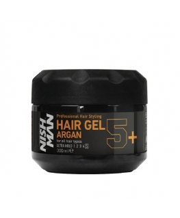 Nishman matu veidošanas Argan 5+ ultra stiprināšanas gels 300ml