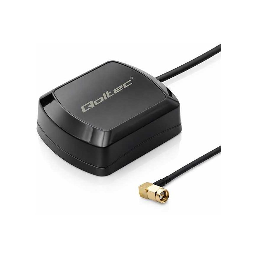 Qoltec Mobiilne GPS GLONASS Antenn, magnetpetiga | ringikujuline | 28dBi | SMA RA