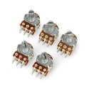 Oem rotatsiooniline potentsiomeeter 2x 500kΩ lineaarne 1/8W - 5 tk Oem rotatsiooniline potentsiomeeter 2x 500kΩ lineaarne 1/8W - 5 tk