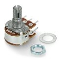 Oem rotatsiooniline potentsiomeeter 2x 500kΩ lineaarne 1/8W - 5 tk Oem rotatsiooniline potentsiomeeter 2x 500kΩ lineaarne 1/8W - 5 tk