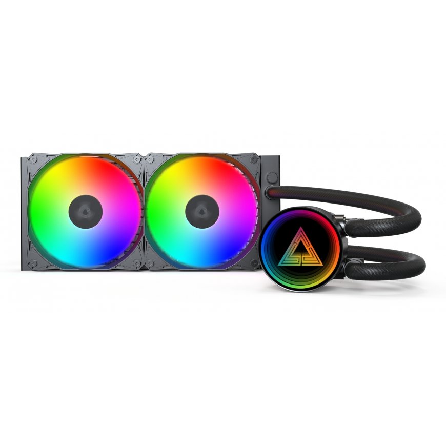 Montech LightFlow ARGB 240 Processor All-in-one liquid cooler 12 cm Black 1 pc(s) – 3