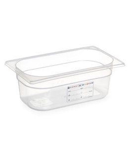 Polypropeeni astia GN 1/4 h 100 mm - Hendi 880371