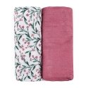 Petite&Mars Misty - bamboo muslin diapers, 2 pcs set | Pink Meadow Petite&Mars Misty - bamboo muslin diapers, 2 pcs set | Pink Meadow