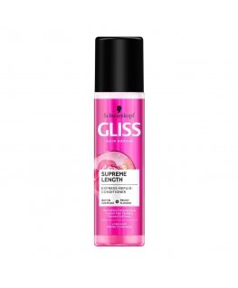 Schwarzkopf Gliss Supreme Length Express Repair Leave-In Conditioner for Women, 200 ml