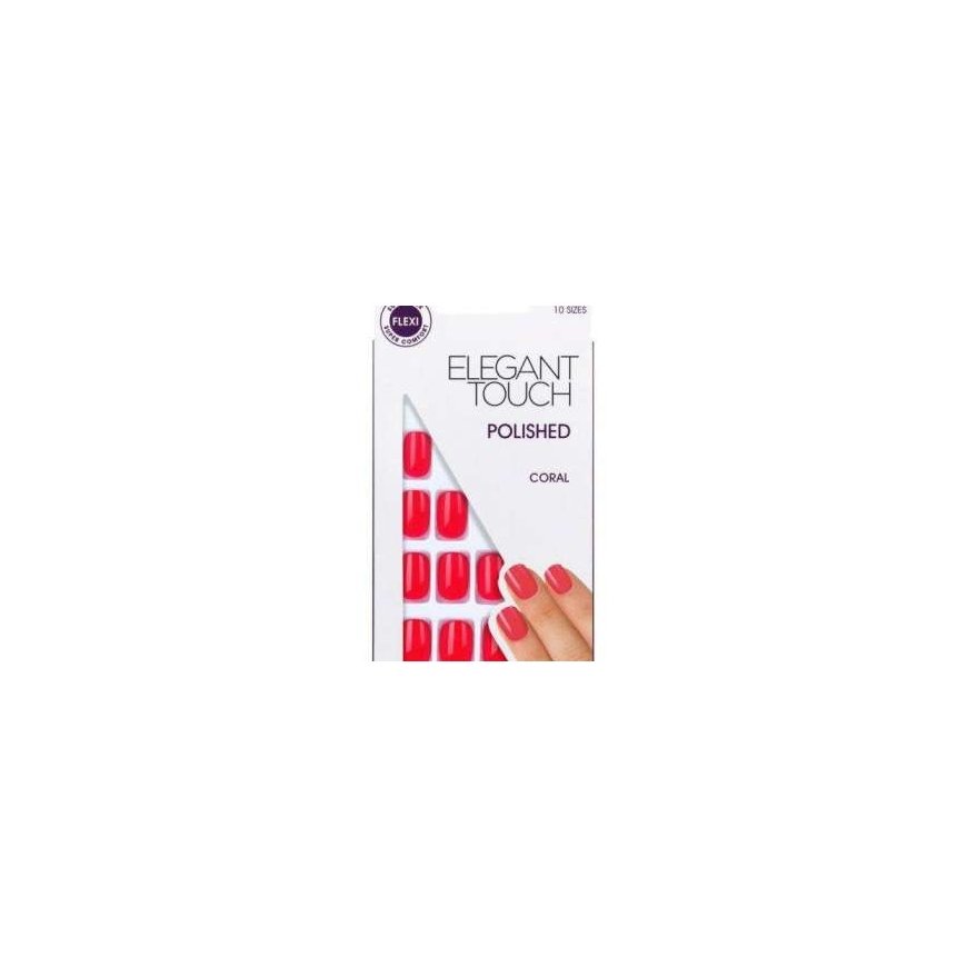 Elegant Touch Core Colour küüned koos liimiga lühikesed stilettod Blush Suede 24 tk – 2
