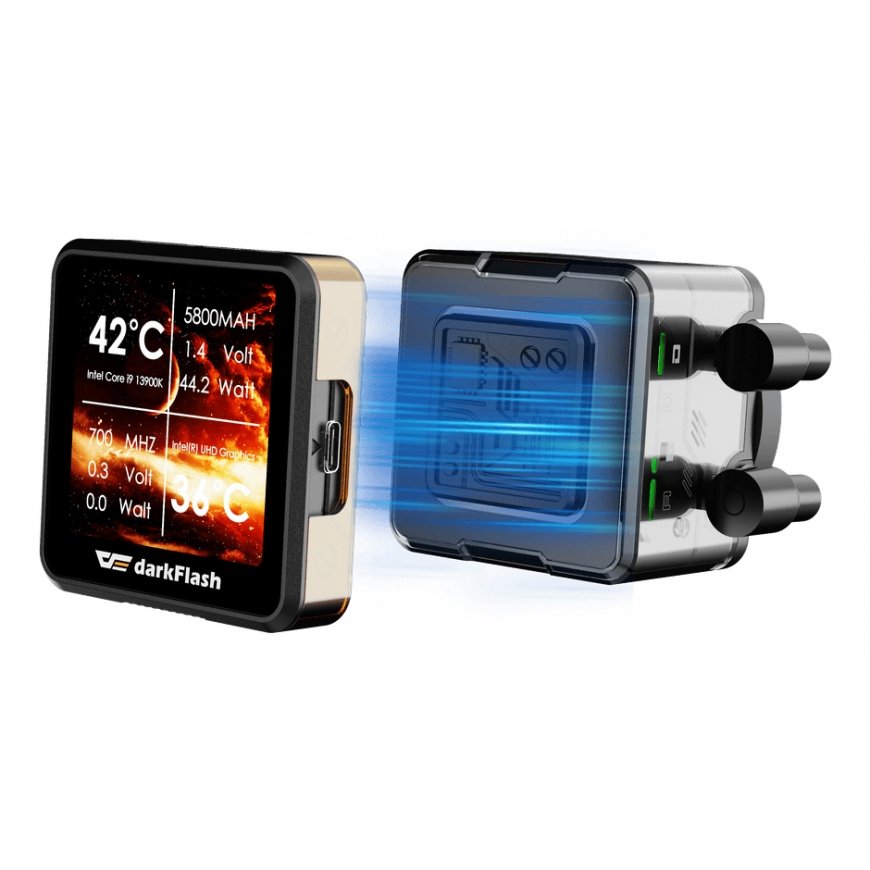 darkFlash EXPLORE DE360 Protsessor Kõik-ühes vedelikujahuti 12 cm Must 1 tk – 4