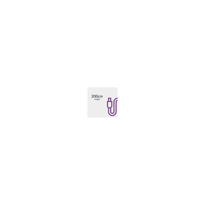 USB-C PD100/240W Kaapeli Spacetronik 2m violetti – 2