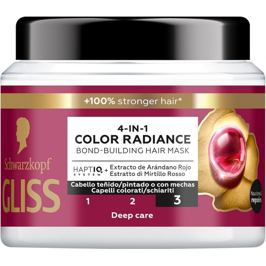 Schwarzkopf massiturul GLISS COLOR PERFECTOR mask 400 ml – 2