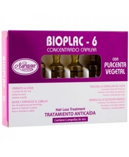 "Nurana Bioplac-6" plaukų slinkimą stabdanti priemonė ampulėmis 6x10ml