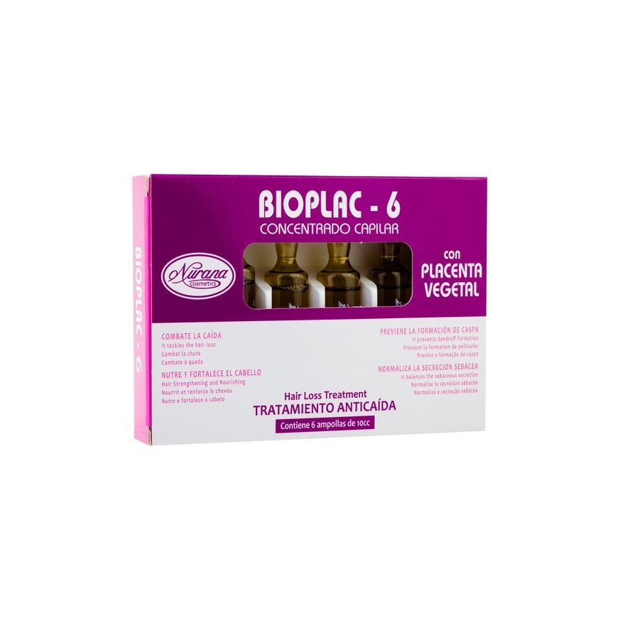 "Nurana Bioplac-6" juuste väljalangemise vastu ampullid 6x10ml