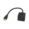 Cabletech adapter HDMI pistik – 2x HDMI pesa 20 cm Cabletech adapter HDMI pistik – 2x HDMI pesa 20 cm