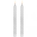 Finnlumor LED Spiral Cone Candle 3D Flame 25 cm 2 pcs Finnlumor LED Spiral Cone Candle 3D Flame 25 cm 2 pcs