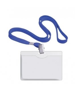 Lean Plastic Horizontal ID Card Holder, 10x7 cm