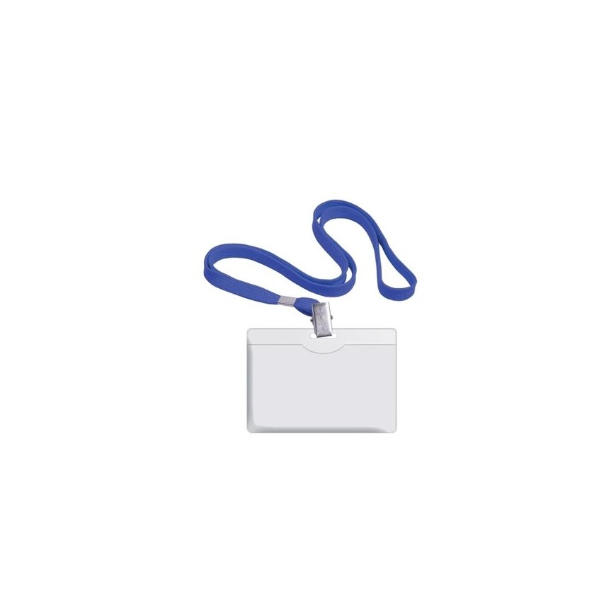 Lean Plastikinis horizontalus ID kortelių dėklas, 10x7 cm