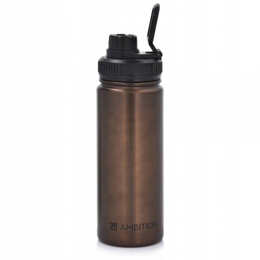 Termo Bottle GYM 550 ml Brown AMBITION