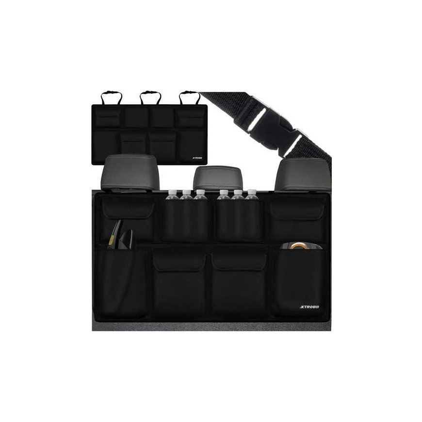 Iso Trade XTROBB Car Seat Organizer 25251 - 8 pockets, black