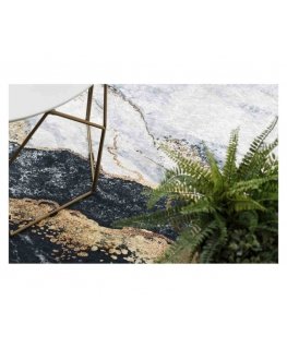 Stiilne kilim ARLEN MARBLE1 musta värviga glamour stiilis 120x170 Hakano