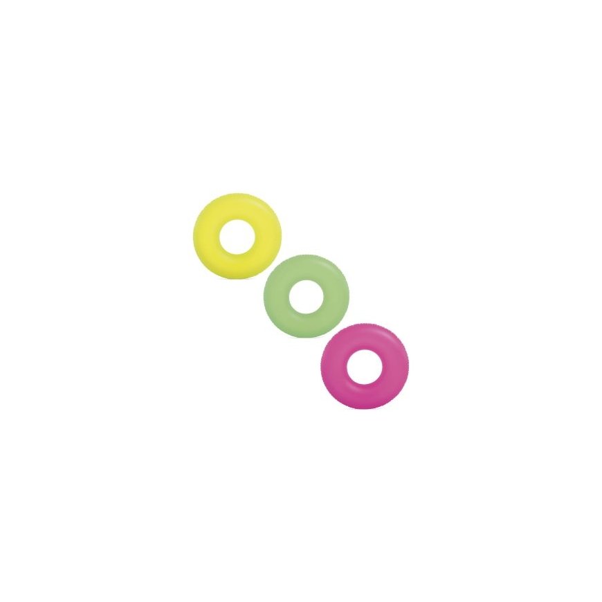 Neon Swim Ring Diameter 91 cm - 3 Colors INTEX 59262 Pink – 2