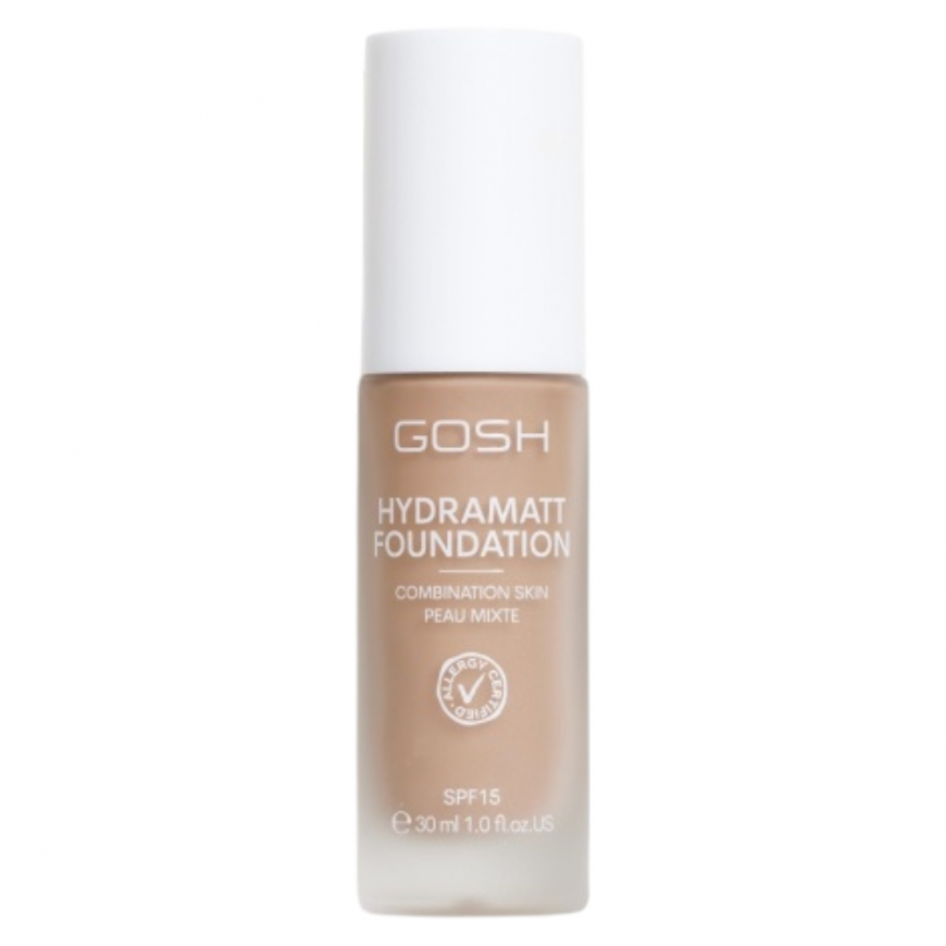 Gosh, Hydramatt, Matte, Liquid Foundation, 012N, Medium Dark, SP