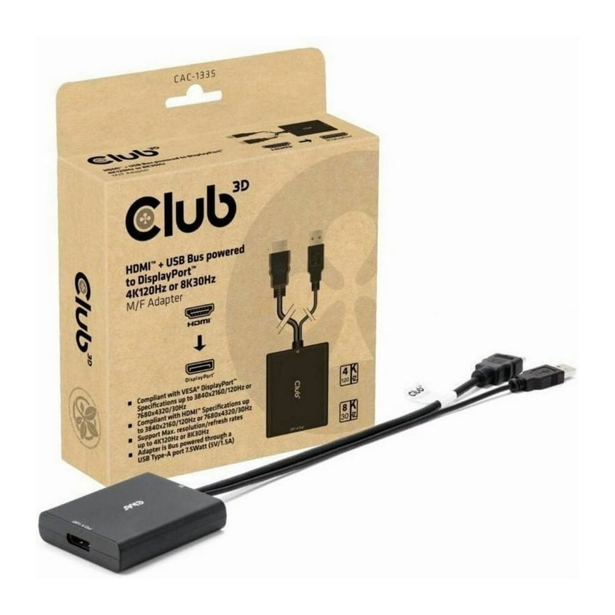 Adapteris AV C-Tech C-TECH Displayport uz HDMI, M/F – 2