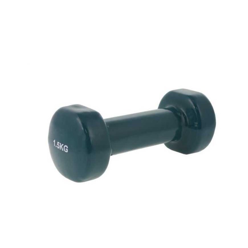 Enero Vinilinis hantelis EB FIT 1,5kg VDB zaļš 338986