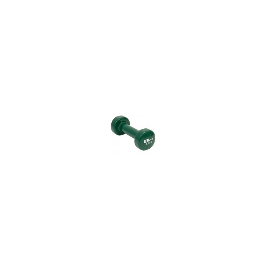 Enero Vinyl dumbbell EB FIT 1.5kg VDB green 338986 – 2