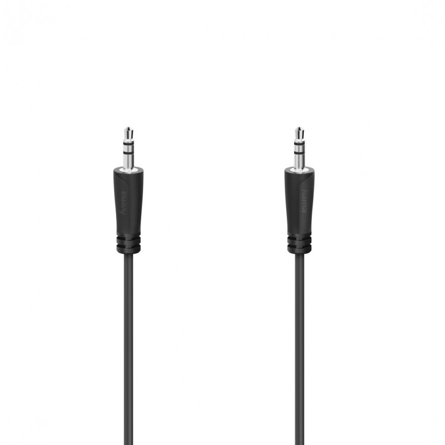 Hama 00205115 audiokaapeli 3 m 3.5mm musta