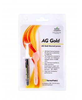Термопаста AG Gold 3г 2,8W/mK