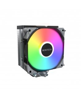 Montech NX400 ARGB Suoritin Ilmanjäähdytin 12 cm musta 2 kpl