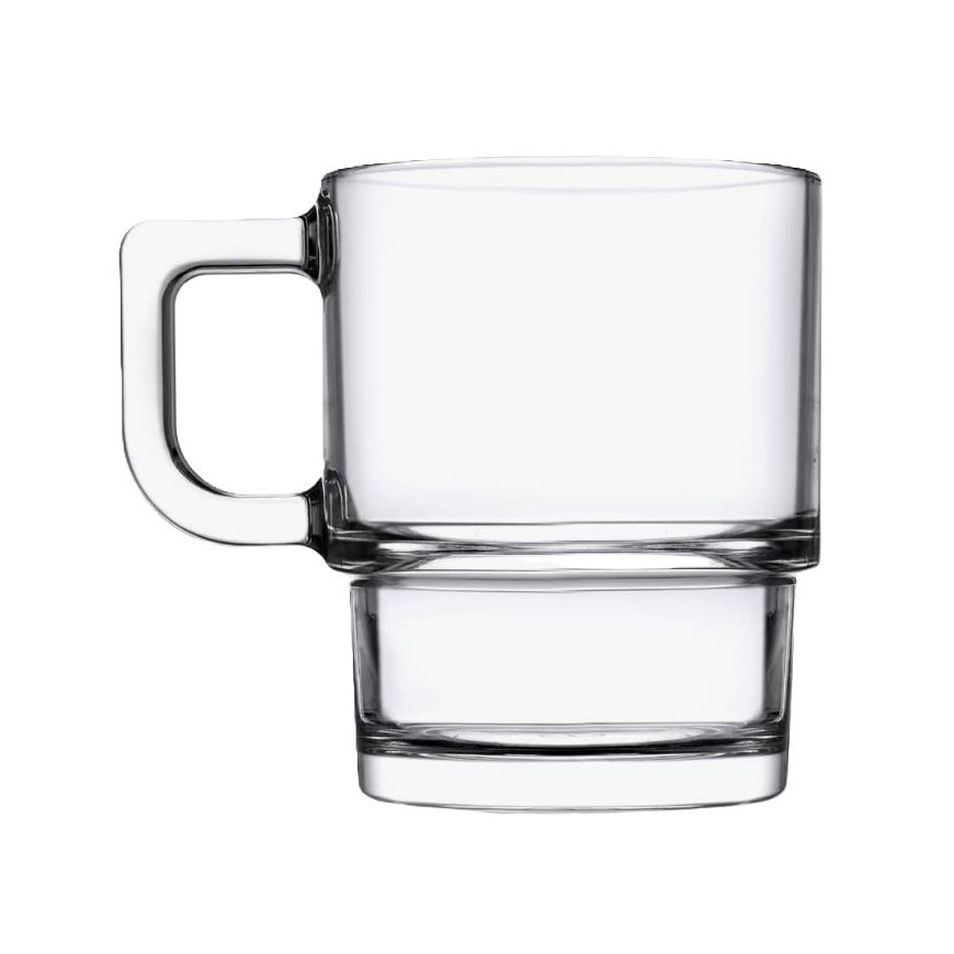 Kvadratinių puodelių rinkinys 2 vnt 250 ml PASABAHCE