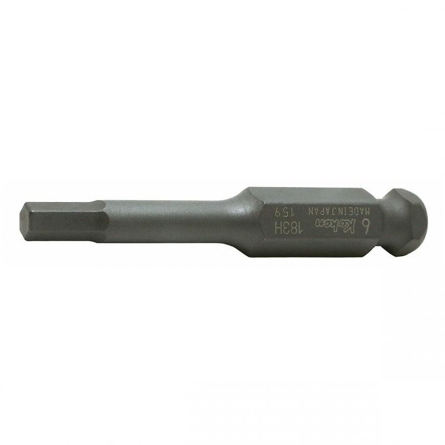 7/16 inch hex socket bit, 3/75 mm, KOKEN [183H-75 3] – 2