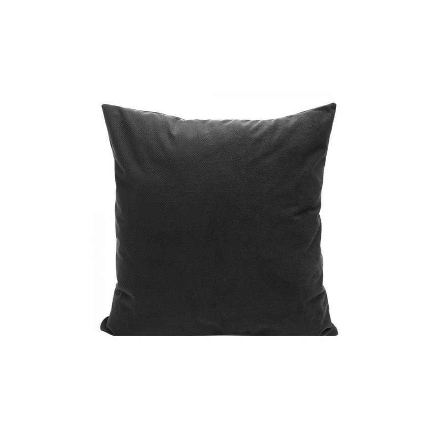 Eurofirany MILO velvet cushion cover with a fine structural pattern, 45X45 cm, color: black – 2