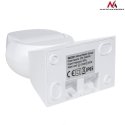 Maclean PIR motion detector, infrared, IP65, white, 12 m range, MCE201W Maclean PIR motion detector, infrared, IP65, white, 12 m range, MCE201W
